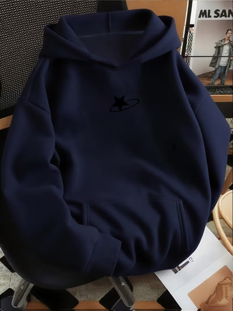 Women'S Hoodie with Star Print