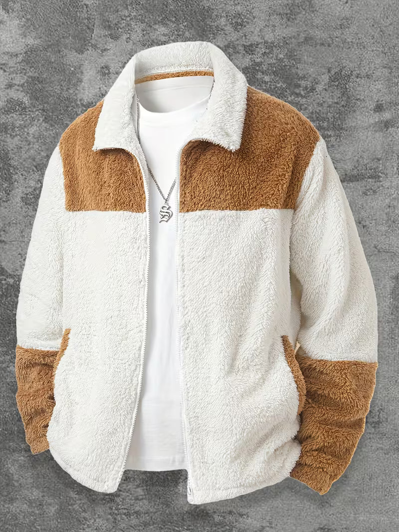 Zip Fleece Jacket with Full-Zip Closure - Heavy-Duty Thermal Insulation