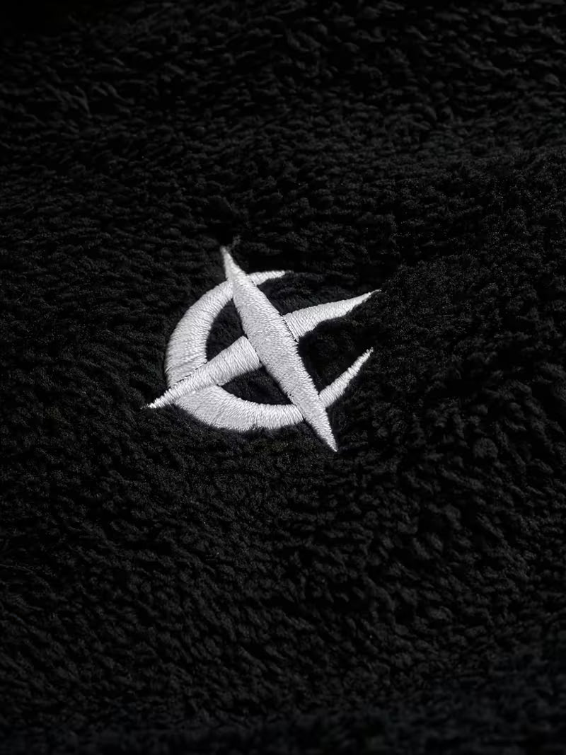 Men'S Casual Embroidered Velvet Jacket