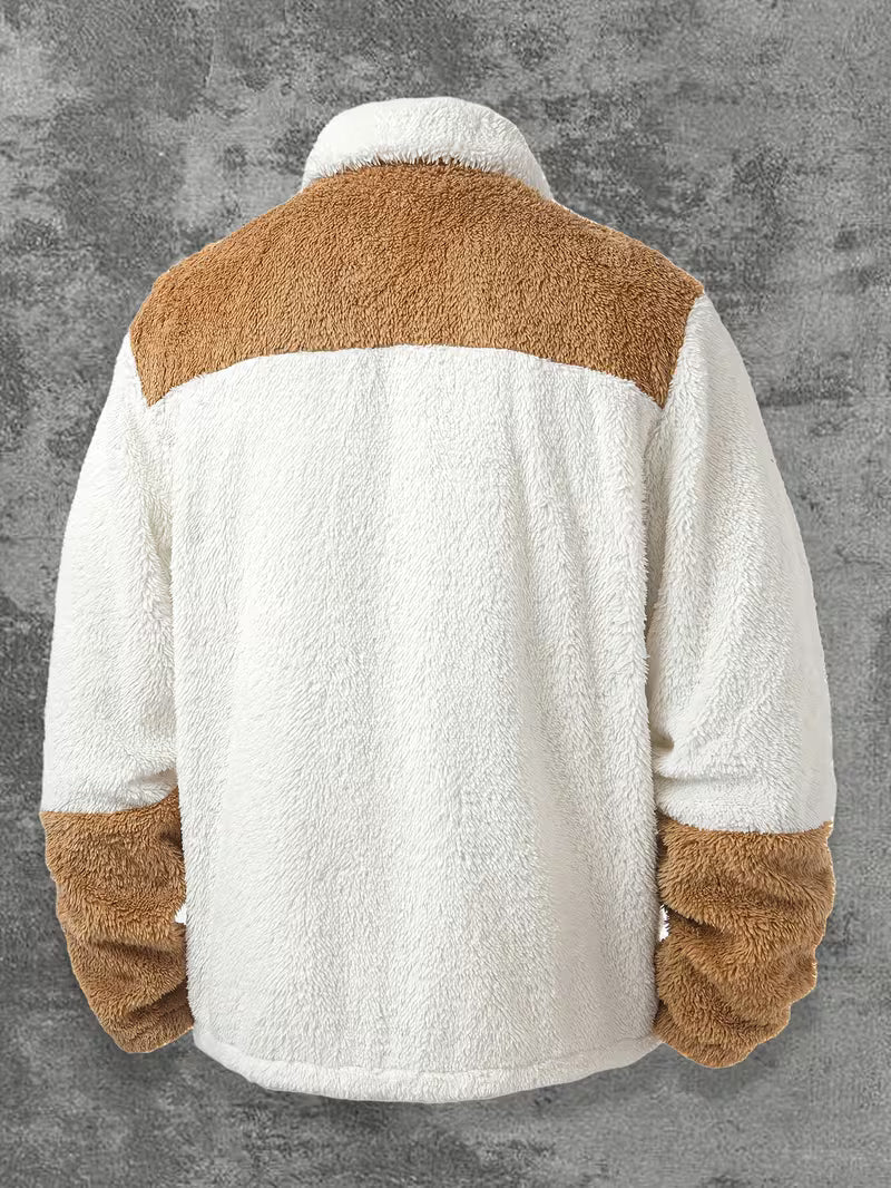 Zip Fleece Jacket with Full-Zip Closure - Heavy-Duty Thermal Insulation